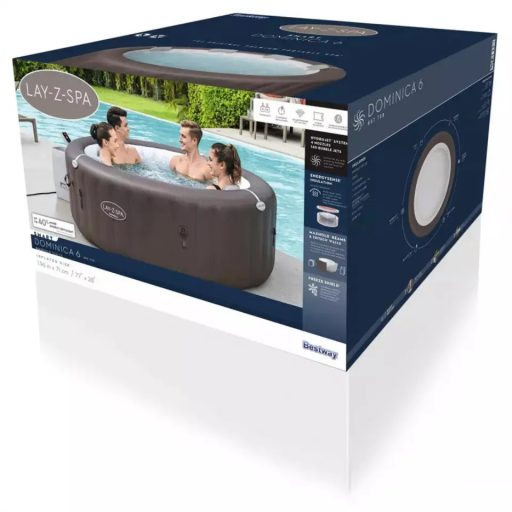 Bestway Lay-Z-Spa Dominica Hidromasszázs medence Spa Jakuzzi (6001S)