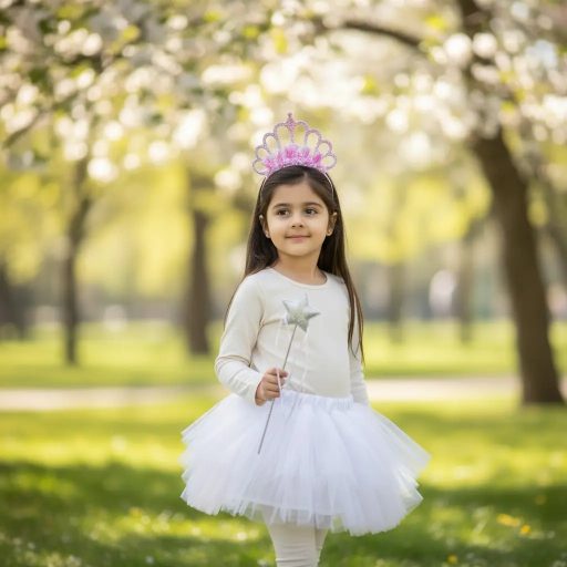 Tüll szoknya kiegészítővel