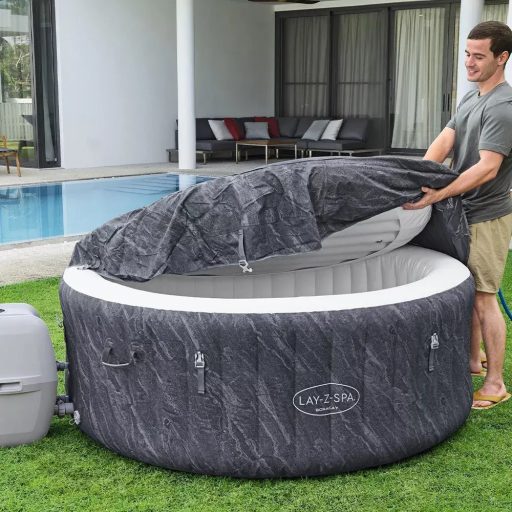 Bestway Lay-Z-Spa 180 x 66 cm Boracay Smart AirJet 4 Blue Marble Round jakuzzi
