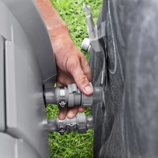 Bestway Lay-Z-Spa 180 x 66 cm Boracay Smart AirJet 4 Blue Marble Round jakuzzi