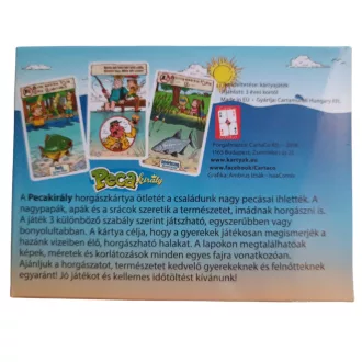 Peca király 3 az 1ben kártyajáték