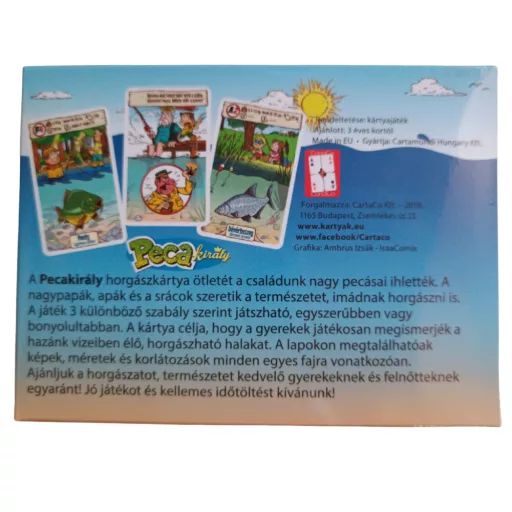 Peca király 3 az 1ben kártyajáték