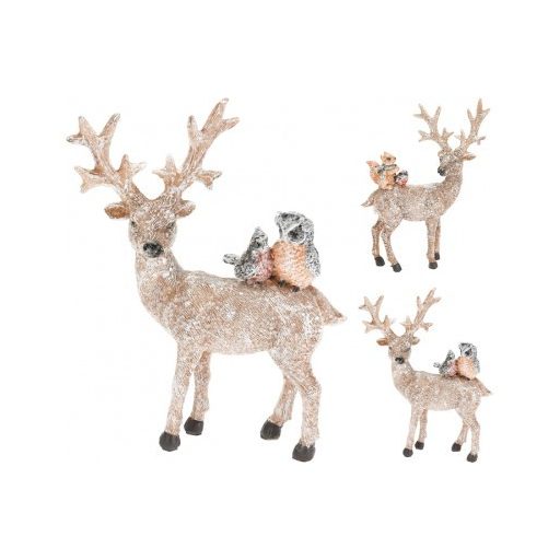 Szarvas Poly 16Cm Glitteres 2 Féle