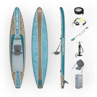   Bestway Glider Elite 2-in-1 Stand-Up Paddleboard & Kayak Set (2026) 381cm x 79 cm x 15 cm(6532G)