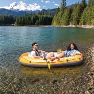   INTEX Challenger 2 felfújható csónak készlet pumpával és evezővel (66312)