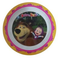 Mása és a medve gyermek tányér