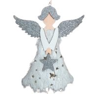 Karácsonyi dekor angyalka 12cm