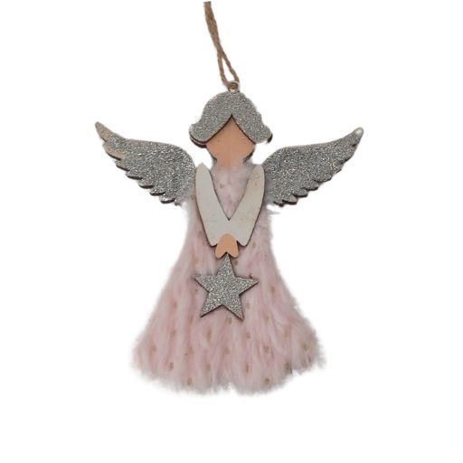 Karácsonyi dekor angyalka 12cm