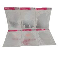 Ezüst karácsonyi  ablak matrica