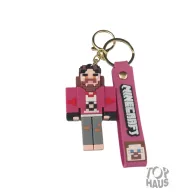 Minecraft kulcstartó műanyag
