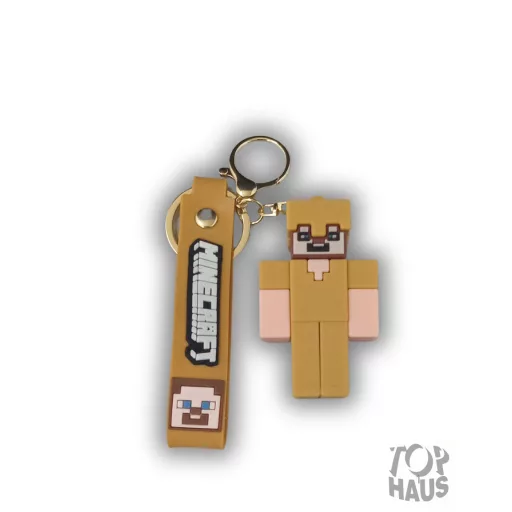 Minecraft kulcstartó műanyag