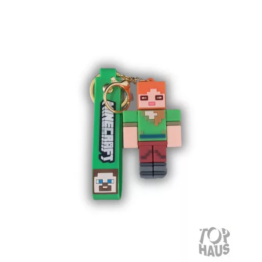 Minecraft kulcstartó műanyag