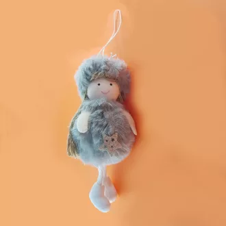 Kislány Karácsonyi Dísz 13cm