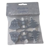 Fa csipesz, fenyő-hintaló-harang 5cm