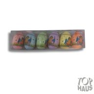 Húsvéti tojás dísz 6db-os