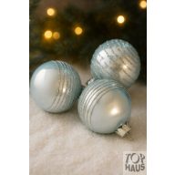 Üveggömb 7,5cm kék