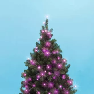 Led-Es Beltéri Fényfűzér, Pink, 50 Led Kii 50/P