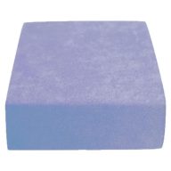 Világoskék frottír ovis gumis lepedő 60x120