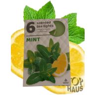 Teamécses illatos 6db-os Menta&Citrom
