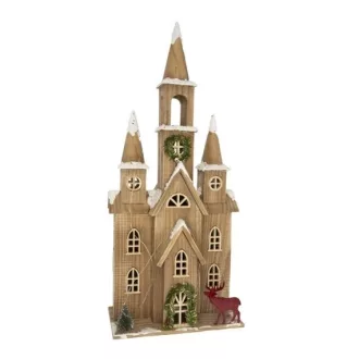 Templom Dekor Led-Es 24X13X57 Cm