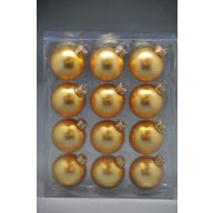 Üveggömb5Cm Arany Matt 