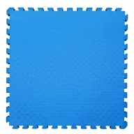   Puzzle Tatami Torna Szönyeg Elem 100 X 100 X 1,5 Cm Védőszegéllyel Kék