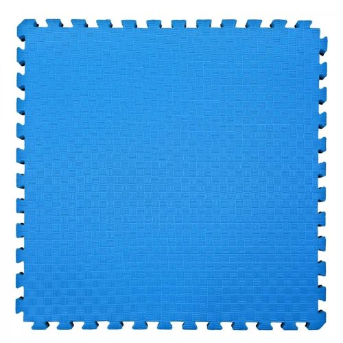 Puzzle Tatami Torna Szönyeg Elem 100 X 100 X 1,3 Cm Védőszegéllyel Kék