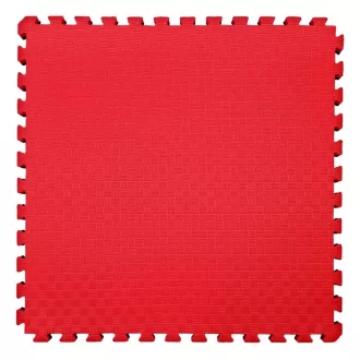   Puzzle Tatami Torna Szönyeg Elem 100 X 100 X 1,5 Cm Védőszegéllyel Piros