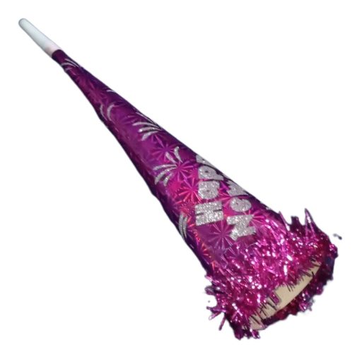 Trombita 40cm rojtos  Happy new year