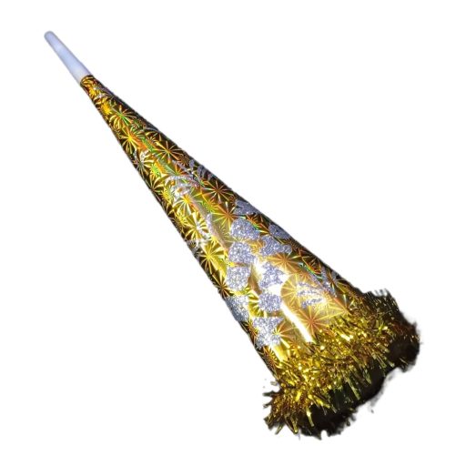 Trombita 40cm rojtos  Happy new year