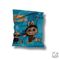 Labubu kulcstartó kék zacskós