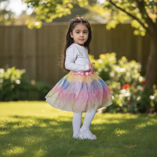 Szivárványos tüllszoknya