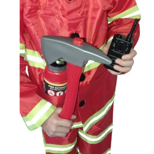 Tűzoltó jelmez kiegészitőkkel