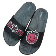 WINK Aloha feliratú fekete papucs-38