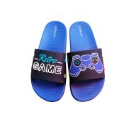 Retro Game feliratú fiú papucs