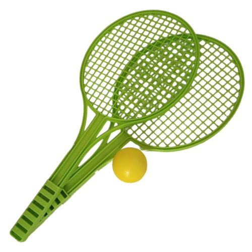  Műanyag tenisz ütő labdával