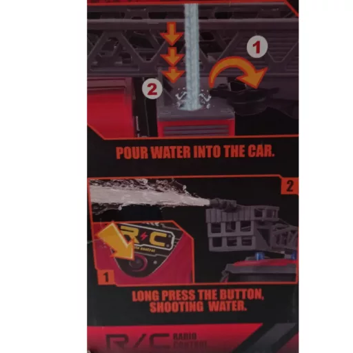 Távirányítós tűzoltó autó