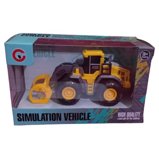 Műanyag munkagép 12cm