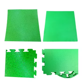 Puzzle tatami tornaszőnyeg fű mintával