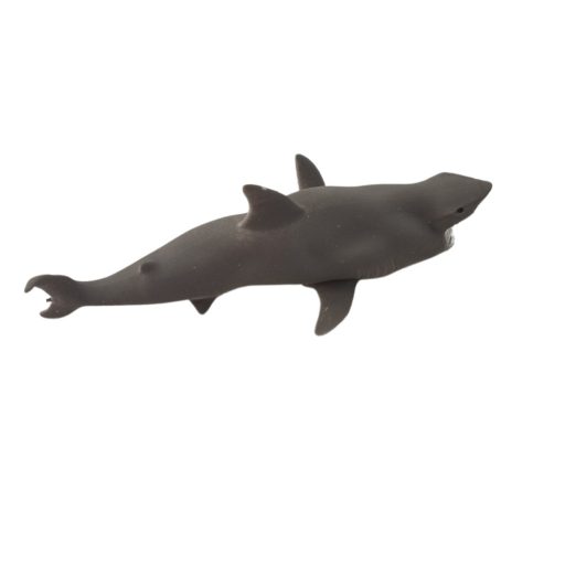 19cm homokkal töltött szilikon cápa