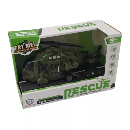 Katonai helikopter hanggal