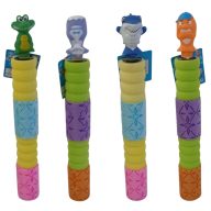 Állatfejes színes polifoam vizipuska