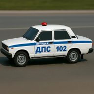 Távirányítós Rendőrségi Lada 1500