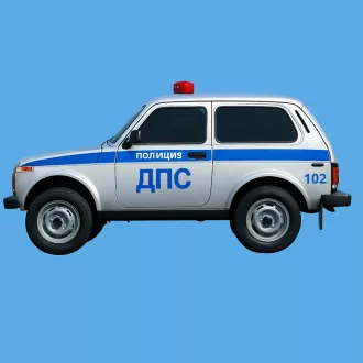 Távirányítós Rendőrségi Lada Niva 