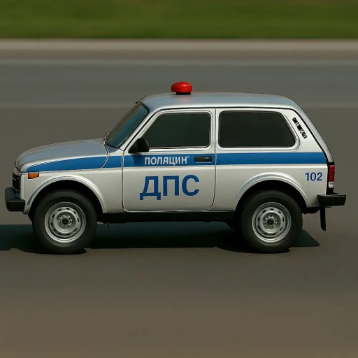 Távirányítós Rendőrségi Lada Niva 