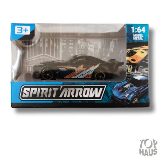 Fém versenyautó vegyes 6cm