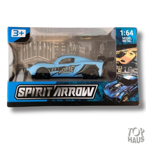 Fém versenyautó vegyes 6cm