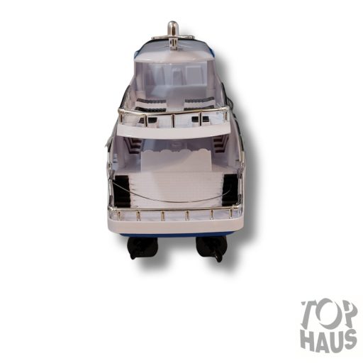 RC jacht piros, kék