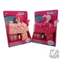 Buborékfújó póni elemes