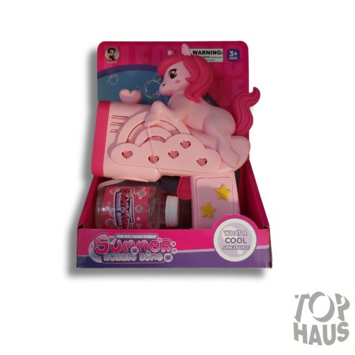 Buborékfújó póni elemes